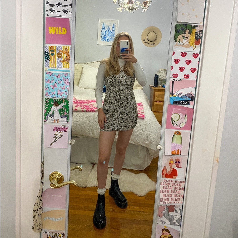 Pacsun leopard print dress